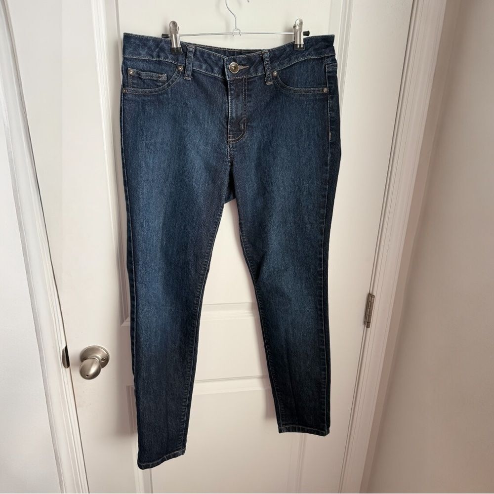 a.n.a Deep Blue Women's Skinny Jeggings 12x31